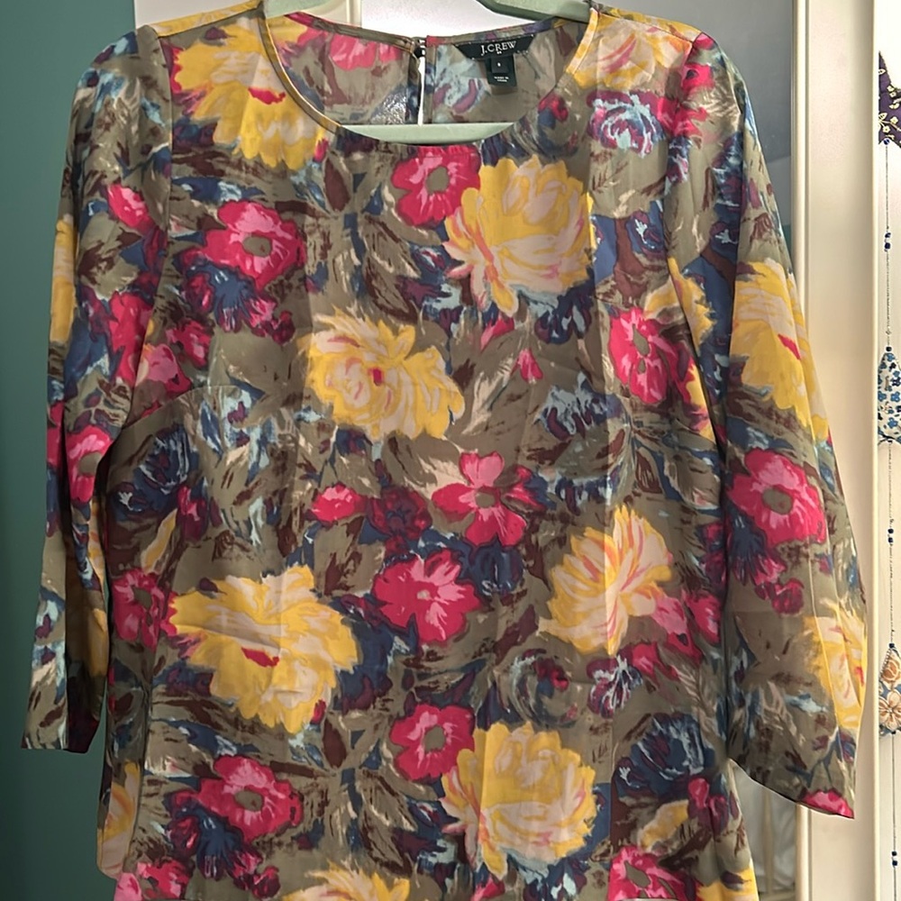 J Crew beautiful blouse S
